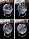 Healing Crystal Ball Natural Sphere Clear Quartz Polished Sphere Chakra Reiki   