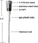 Titanium Powered Anode Rod For Water Heater - Reduces Smell And Corrosion