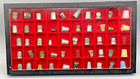 Collection Of 50 Vintage Thimbles W display Case