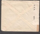 Argentina 1942 Wwii Examined By Usa 1973 Censor Cover O grady Buenos Aires To Ny