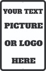 Personalized  Custom Sign Aluminum Metal Text 12  Plaque Home Address Customized