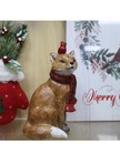 Enchanted Forest   Resin Fox Figurine Features A Fox And Robin Very Cute Present