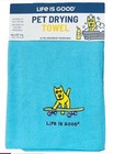 Dog Towel Life Is Good Rare Pet Drying Rocket Skateboard 44x   x27 5    Microfiber