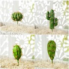 10 Pcs Faux Fake Succulents Artificial Cactus Decor Faux Cactus Cacti Plant A   