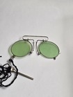 Antique Pince Nez 1880 s Folding Sunglasses Glasses Spectacles Lenses