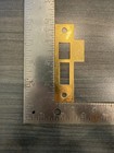 Lot Of 22 Antique vintage Door Strike Plate  Victorian  Art Deco  Brass  3-7 8   