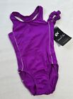New Gk Elite Gymnastics Leotard Simone Biles Usa Guiding Grace Tank Purple  Axs