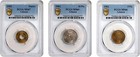 Lebanon    1   5   10 Piastres 1955 - 1961   Lg   Pcgs 66-67   Rare