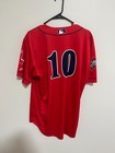 Kyle Teel Game Used Worn Portland Sea Dogs Red Alternate Jersey