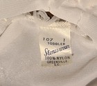 Vtg 1950s 1 T Toddler Nylon Ruffled Slip Crinoline Stoneswear Greenville Sc