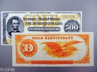 Reproduction  500 1922 Gold Us Paper Money Currency Copy