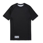 Albino   Preto X Dcdt Rash Guard Black Bjj Mma Jiu Jitsu Short Sleeve Top
