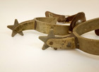 Vintage Ricardo Nickel Silver Spurs Pair