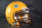 2013 Riddell Revolution Iq Adult Sunflower Gold Game Football Helmet Used Worn R
