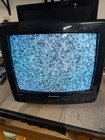 Vintage Panasonic 10  Crt Tv Ct-10r31s Retro Gaming Rf Television - Tested Works
