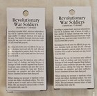 2 New Revolutionary Soldiers American Colonial Americana Souvenir