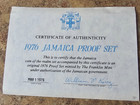 1976 Jamaica 9-piece Proof Set W  Case   Coa Franklin Mint 1 8772 Oz Silver