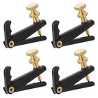 4 Pack Violin Fine Tuners For 4 4-3 4 Violin  Metal String Spinner Adjuster 