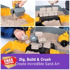 Kinetic Sand Construction Site Folding Sandbox 2lbs Play Sand Truck