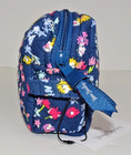 Vera Bradley Medium Cosmetic Makeup Bag Scattered Wildflowers