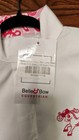 Belle   Bow  New  Long Sleeve Show Shirt  White pink  Girls 10  Msrp  80 Kids