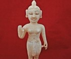 Rare Old Antique Vintage India Original White Marble Stone Hindu Goddess Statue