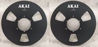 One Pair 10 5   Silver Akai Tape Reel High Quality Aluminum Take Up Reel