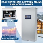 200 Amp Automatic Transfer Switch  120 240v Nema 3r Aluminum Enclosure