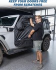 Hard Door Storage Bags Compatible wrangler Cj Yj Tj Jk Jl 4-door 1976-2026    