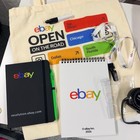 Ebay Open Swag Bag Light Scale Notebooks Measuring Tape Pen Marker Tote