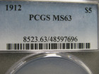 1912 Gold Indian Head 1 2 Eagle Coin ---- Ms-63 Pcgs Stunning Coin  ----  078d