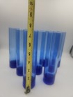 Vintage Libbey Cobalt Blue Hand Blown 7 5in Glass Bud Vase  Euc