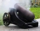 Antique Black Powder Signal Salute Cannon Dewey 10lbs  Fully Functional      Video
