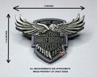 Harley-davidson 115th Anniversary Pin Soaring Eagle With Bar   Shield Free Pouch