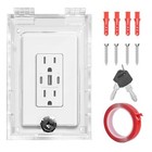 Smart Home Switch Cover baby Proof Light Electrical Socket Or Switch Lock Box