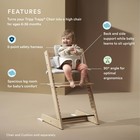Baby High Chair Set Stokke Tripp Trapp White 6-36 Months Model 650103 Ages