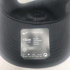 Nwt Nike Dri-fit Featherlight Running Hat Cap Black Adjustable Youth 739376-010