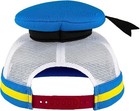 Disney Parks Exclusive Donald Duck Face Mesh Foam Baseball Cap Hat Adult
