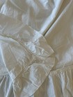 Pottery Barn Teen Washed Cotton Ruffle Organic Twin   Twin Xl Duvet Cover Used