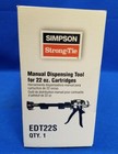 Simpson Strong-tie Edt22s Epoxy Dispensing Tool For 22 Oz  Cartridges