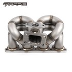 Fapo Turbo Manifold For Honda Civic Del Sol Crx D15 D16 Sohc T3 38mm Schedule40