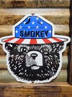 Vintage Smokey Bear Porcelain Sign Old Us Forest Service National Park Fire Camp