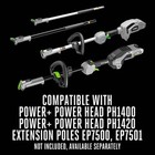 Ego Psa1020 Power  10  Carbon Fiber Pole Saw Attachment