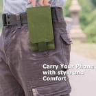 Tactical Molle Cell Phone Bag Case With Belt Clip Loop Holster Pouch Carry Cover