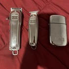 Chrome Barber Fade Kit With Clipper  Trimmer  Foil Shaver  Guards  Accessories  