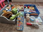 Melissa And Doug Wooden Play Food Set Felt Lot Pizza Pancake Ice Cream Bbq