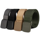 Tactical Nylon Webbing Belt Quick Release Buckle Outdoor Hiking Work Unisex