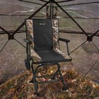New  heated Hunting Chair Adjustable Height 360   Swivel Blind Chair