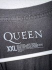 Men s Queen Short Sleeve Black Cotton T-shirt Tag Size 2xl  xxl 