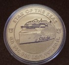 Royal Caribbean Star Of The Seas Inaugural Coin In Box New